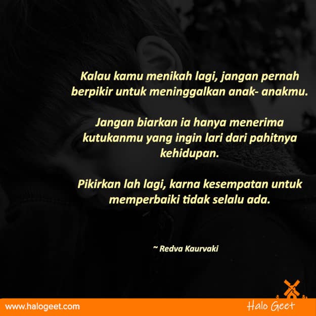 Quotes jika kamu menikah lagi